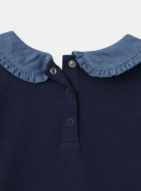 Navy TEE SHIRT LS NOBLUETTE / 25H2PFP1TML070