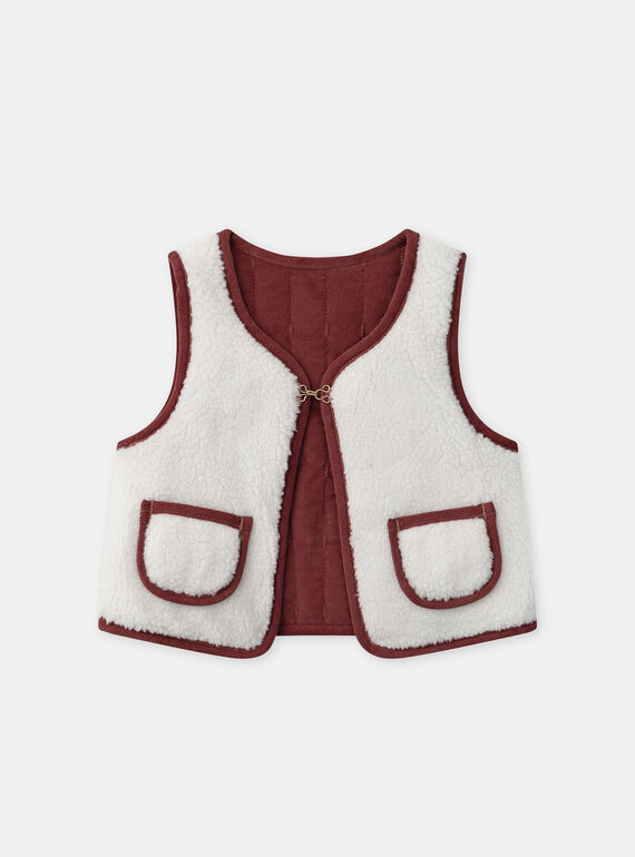 Red CARDIGAN WHITHOUT SLEEVES NAPATRICIA / 25H1BFX1CSM506