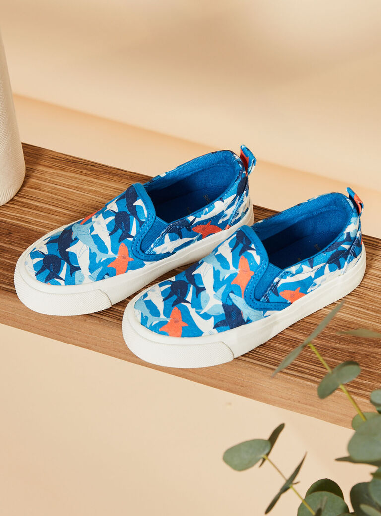 Blue shark print slip-on Blue shark print slip-on FEVANAGE / 23N10PG31D16715