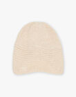 Beige knit cap FRABONETTE / 23E4PF51BON808