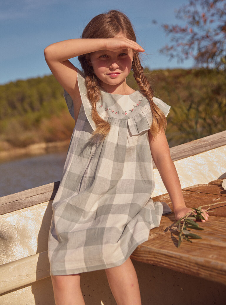 Light beige DRESS MIVYETTE / 25E2PF92ROB808