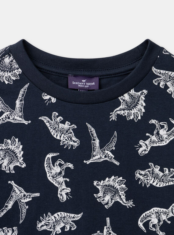 Navy TEE SHIRT LS LOTIAGE / 24H3PGL2TMLC205