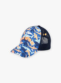 Blue cap with sharks print FLYTOAGE / 23E4PGR1CHAC226