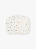 Ecru birth suitcase in fancy tubing GOBRIEN / 23H0AMB1TRN001