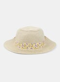 Straw hat with a floral print KOCHAPETTE / 24E4PFD1CHA808