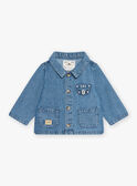 Baby boy blue denim jacket CAOSCAR / 22E1BGJ1GILP272