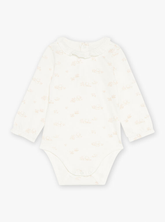 Light pink bodysuit, romper and tights GOLDA / 23H0CFL2ENS301