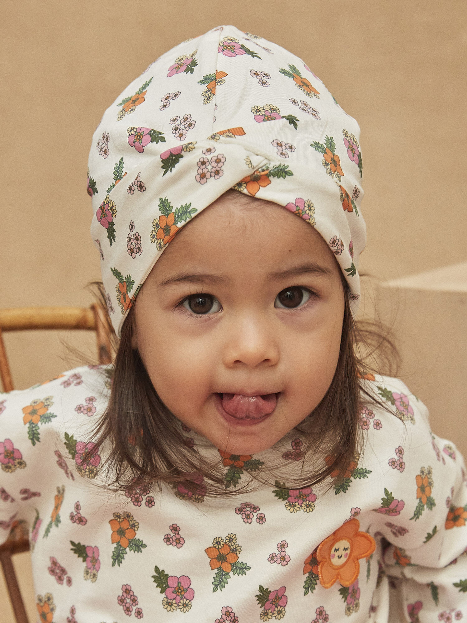 Floral print hat best sale