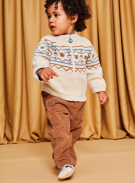 Brown corduroy pants DASCOTT / 22H1BGY1PAN804