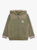 Khaki hooded sweatshirt FINAGE / 23E3PGD1GIL628