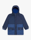 3 in 1 blue hooded raincoat DACIRAGE / 22H3PGG1IMP622