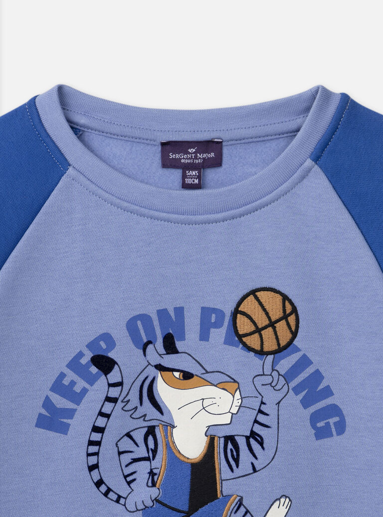 Violet blue SWEAT SHIRT METRAGE / 25E3PG81SWE221