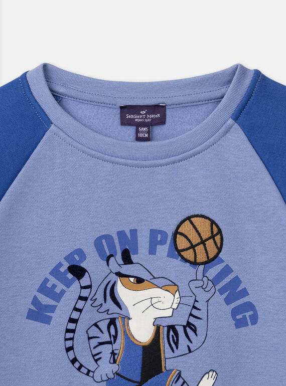 Violet blue SWEAT SHIRT METRAGE / 25E3PG81SWE221