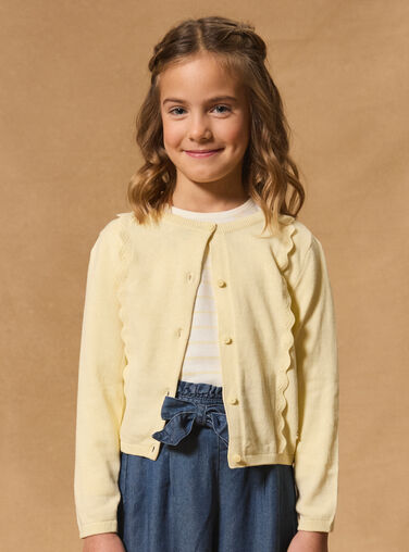 Yellow CARDIGAN MIXCAETTE 3 / 25E2PF51CARB102