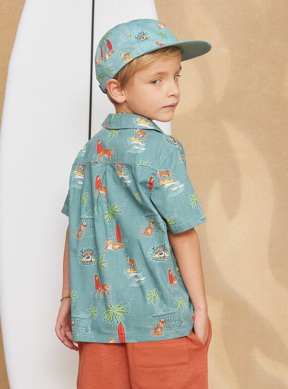 Blue SHIRT KROCHEMAGE / 24E3PGE1CHMC200