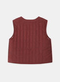 Red CARDIGAN WHITHOUT SLEEVES NLUMUETTE / 25H2PFX1CSM506