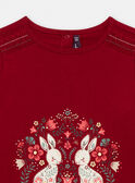 Red bunny T-shirt GLETIETTE / 23H2PFQ1TMLF506
