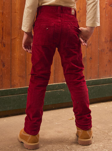 Burgundy PANTS Burgundy PANTS LAROVAGE / 24H3PGR2PAN501