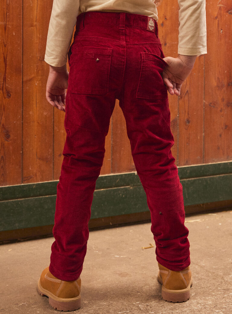 Burgundy PANTS Burgundy PANTS LAROVAGE / 24H3PGR2PAN501