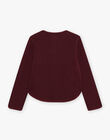 Black currant knitted cardigan DRODIGETTE 2 / 22H2PFQ4CARD302