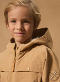 Beige PARKA MROULAGE / 25E3PG31PAR080