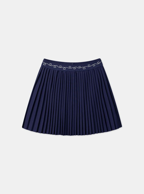 Navy SKIRT LIRAMETTE 2 / 24H2PF93JUP070
