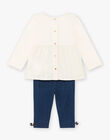 Baby girl blouse and leggings set BAEVA / 21H1BF51ENS001