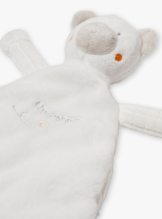 Ecru teddy bear plush baby girl BOROMAN / 21H0AM41JOU001