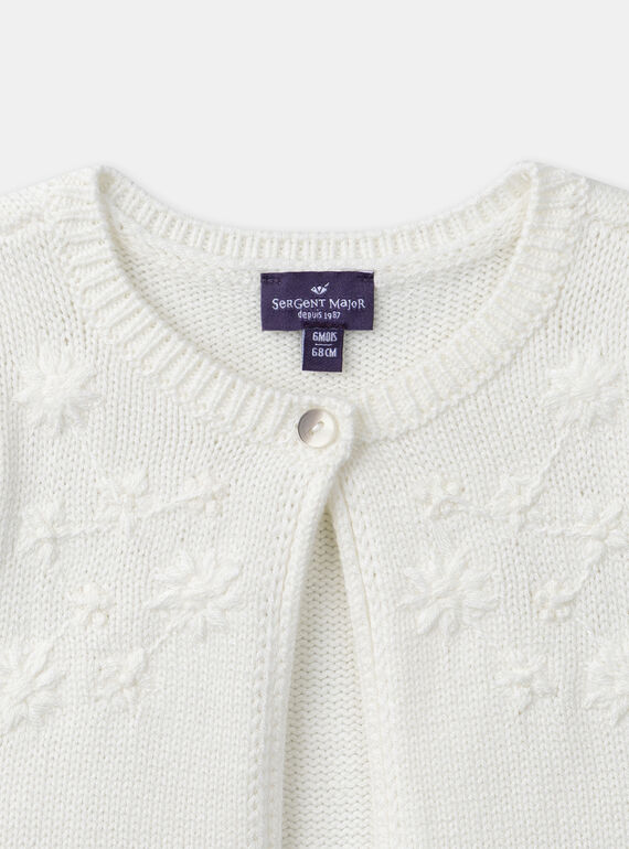 Off white CARDIGAN WHITHOUT SLEEVES NARUBY / 25H1BFV1CSM009