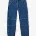 Blue knit denim jeans child boy