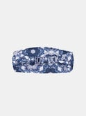 Blue and white headband with floral print LACHLOE / 24H4BFJ1BAN001
