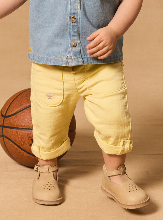 Straw yellow PANTS MAMAEL / 25E1BGK1PAN104