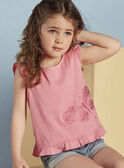 Child girl malabar butterfly tank top CAUJERETTE 1 / 22E2PFT4DEBD308