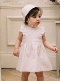 Baby girl formal dress and bloomer CAJUSTINE / 22E1BFH1ROB301