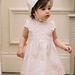 Baby girl formal dress and bloomer