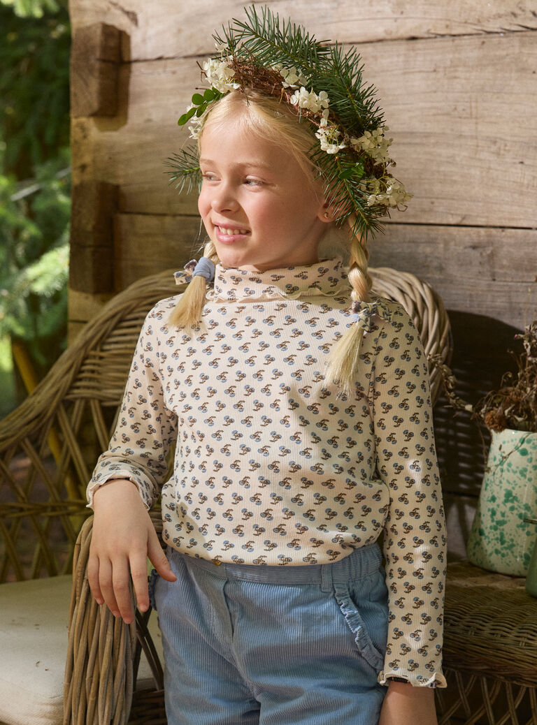 Off white TURTLE NECK LARUPETTE / 24H2PFS1SPLA002