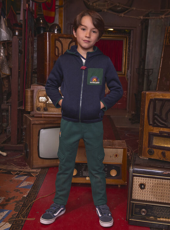 Navy KIDS CARDIGAN LYPOAGE / 24H3PGO1GIL070