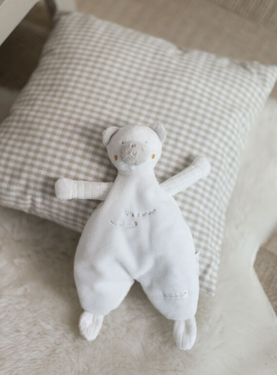 Ecru teddy bear plush baby girl BOROMAN / 21H0AM41JOU001