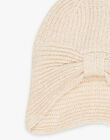 Beige knit cap FRABONETTE / 23E4PF51BON808