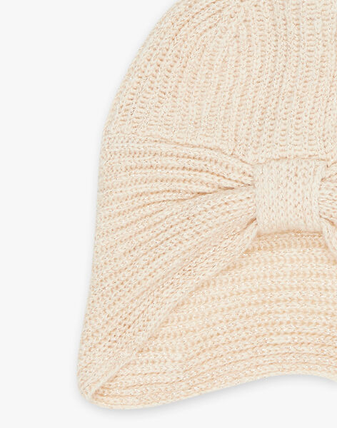 Beige knit cap FRABONETTE / 23E4PF51BON808