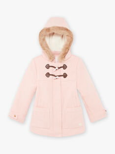 Child girl pink duffle coat BLODUFETTE / 21H2PFD1MAND314