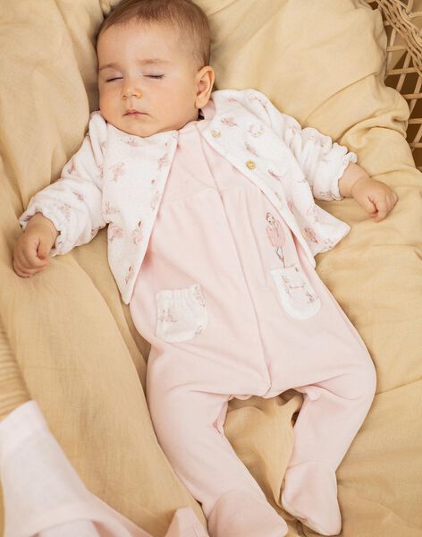 Baby Girl Pajama & Vest Set DOMITILE / 22H0NF11ENS001