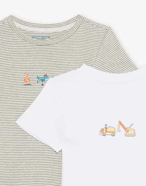 Set of 2 Organic Cotton T-shirts DEBARDAGE / 22H5PG41HLI001