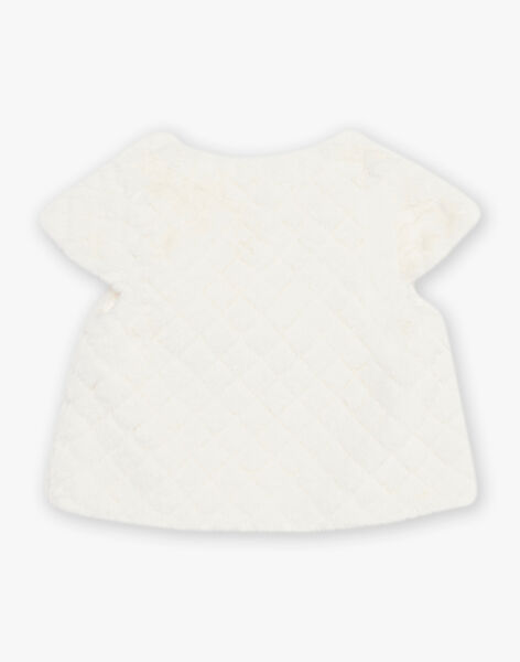 Off white quilted vest DAORAURE / 22H1BFX1CSM001