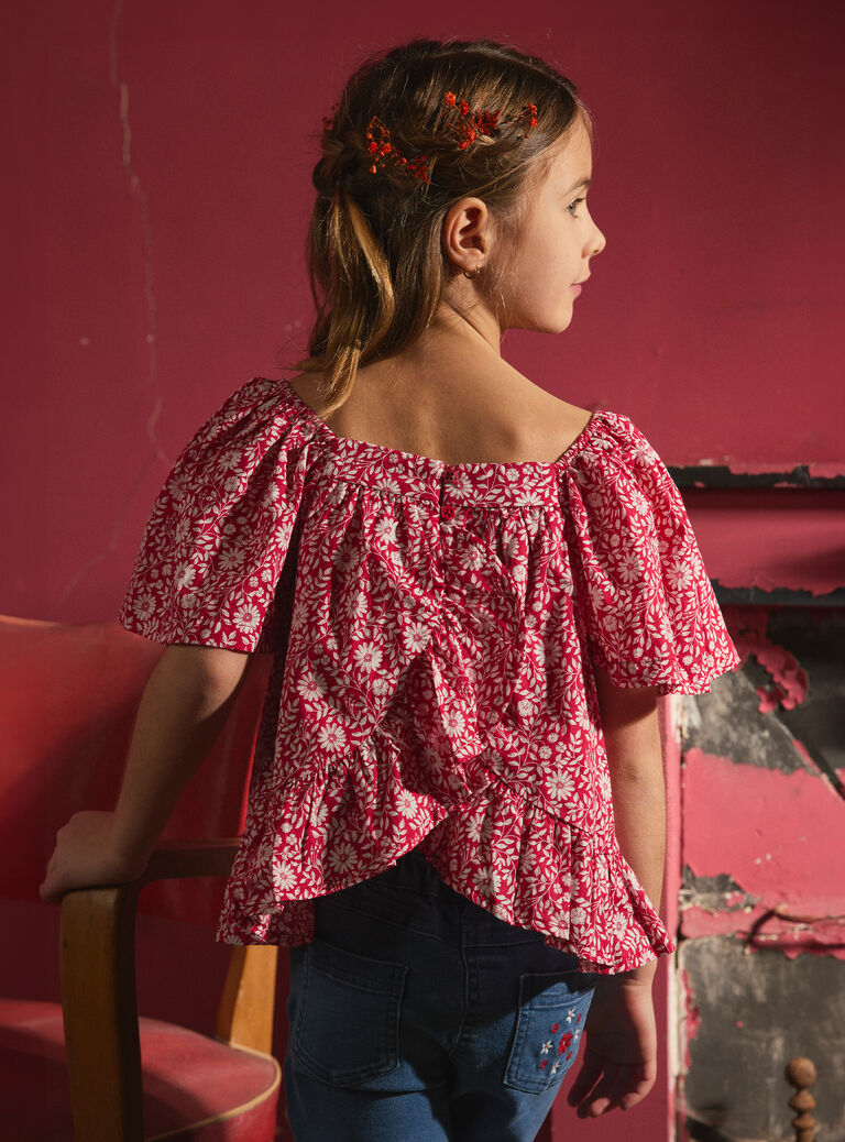 Red BLOUSE MODOLETTE / 25E2PFJ1CHEF506