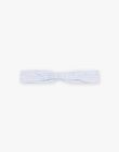 Blue and white striped headband silver lurex baby girl CYAVA / 22E4BF11BAN326