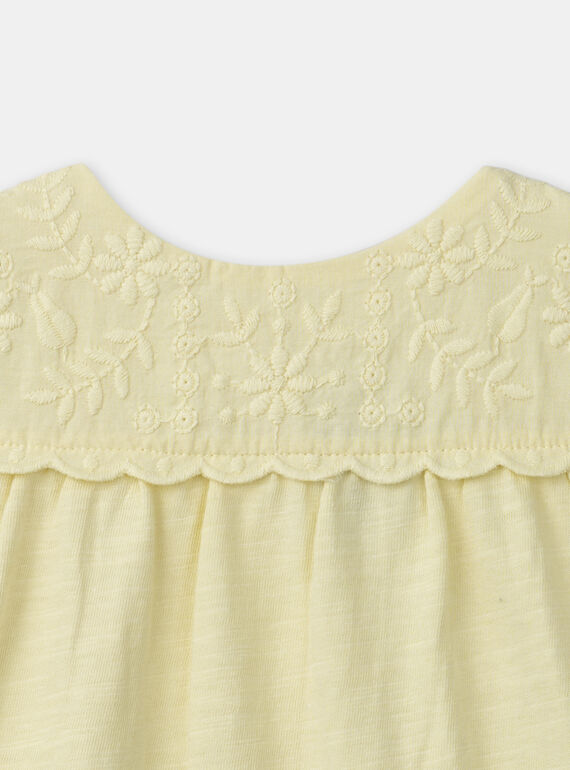 Yellow TEE SHIRT MANICOLE / 25E1BFK1TEEB104