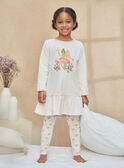 Powder pink nightdress and legging set KUIFLETTE / 24E5PF53CHND317