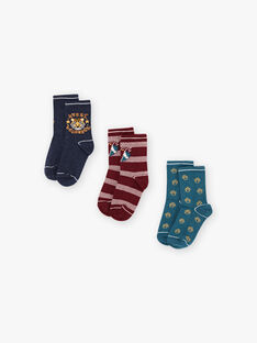 Girl's 3 pairs of matching socks BUNIAGE / 21H4PGB1LC3715