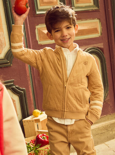 Beige KIDS CARDIGAN Beige KIDS CARDIGAN NELASSAGE / 25H3PGK1GILA014